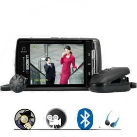 Bluetooth Spy DVR Clip-On Surveillance Set + Media Player